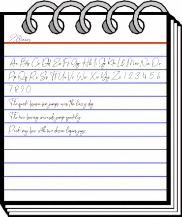 Elleanor Regular animated font preview Elleanor Regular animated font preview