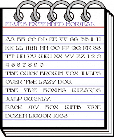 Elves-Extended Normal animated font preview Elves-Extended Normal animated font preview