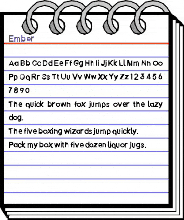 Ember Regular animated font preview Ember Regular animated font preview