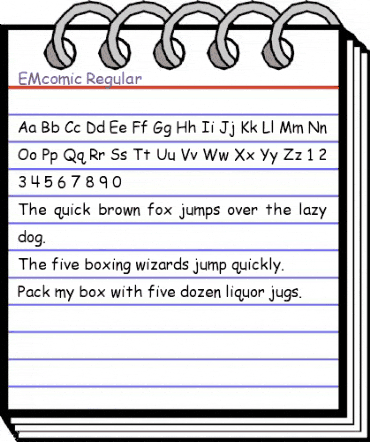 EMcomic-Regular Regular animated font preview EMcomic-Regular Regular animated font preview