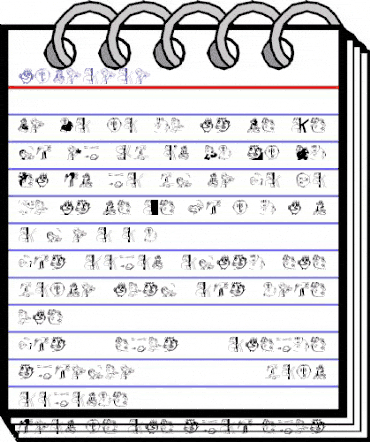 Emkabats Regular animated font preview