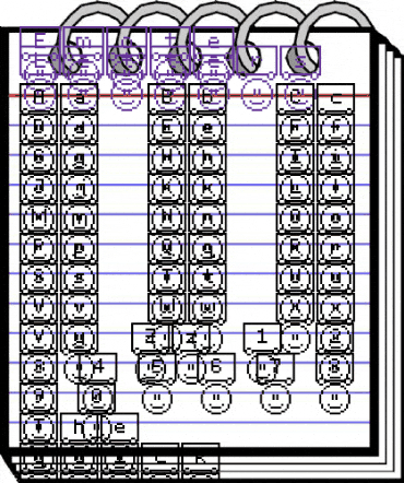 Emote Letters Regular animated font preview