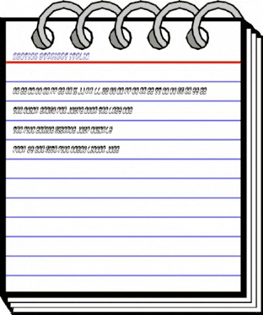 Emotion Straight Italic animated font preview