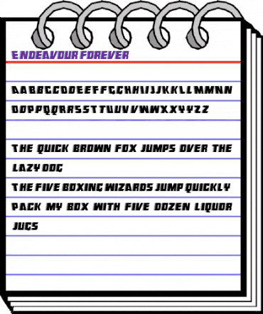 Endeavour forever Regular animated font preview Endeavour forever Regular animated font preview