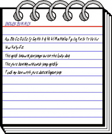 ENDLESS BUMMER Regular animated font preview