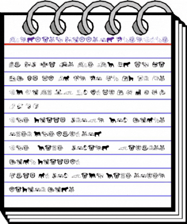 English Bulldog Regular animated font preview