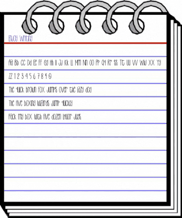 Enjoy Writing Regular animated font preview