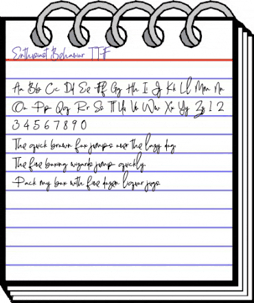 Enthusiast Behavior Regular animated font preview Enthusiast Behavior Regular animated font preview