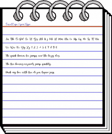 Envellope Regular animated font preview