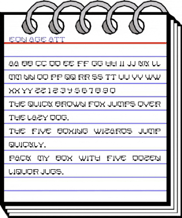 Eon Age Regular animated font preview Eon Age Regular animated font preview