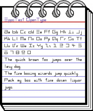 EppsText Regular animated font preview EppsText Regular animated font preview