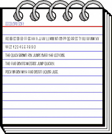 Escalope Soft animated font preview