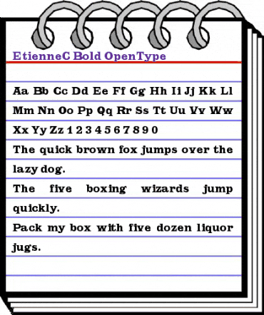 EtienneC Bold animated font preview EtienneC Bold animated font preview
