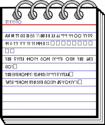 Etrusco Regular animated font preview Etrusco Regular animated font preview