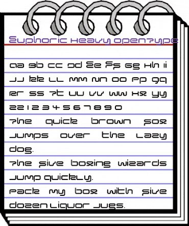 Euphoric Heavy animated font preview Euphoric Heavy animated font preview