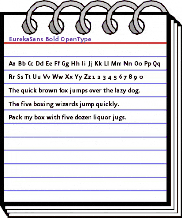 Eureka Sans Bold animated font preview Eureka Sans Bold animated font preview