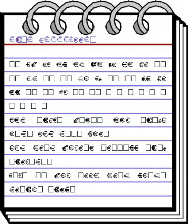 Euro Collection Normal animated font preview Euro Collection Normal animated font preview