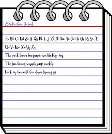 Eurotrophya Regular animated font preview Eurotrophya Regular animated font preview