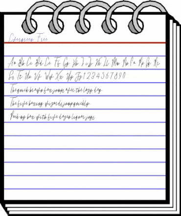 Evergreen Free Regular animated font preview Evergreen Free Regular animated font preview