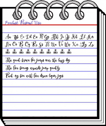 Everlast Personal Use Regular animated font preview Everlast Personal Use Regular animated font preview