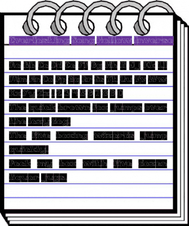 Everlasting Song-Hollow-Inverse Regular animated font preview Everlasting Song-Hollow-Inverse Regular animated font preview