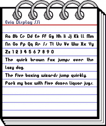 Evia Display SSi Regular animated font preview Evia Display SSi Regular animated font preview