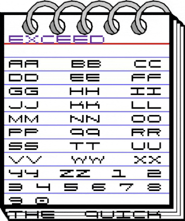 Exceed Regular animated font preview Exceed Regular animated font preview