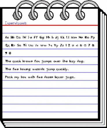 ExperiTypo5 Regular animated font preview ExperiTypo5 Regular animated font preview