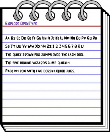 Explore Regular animated font preview Explore Regular animated font preview