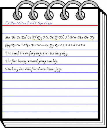 Ex Ponto Pro Bold animated font preview Ex Ponto Pro Bold animated font preview