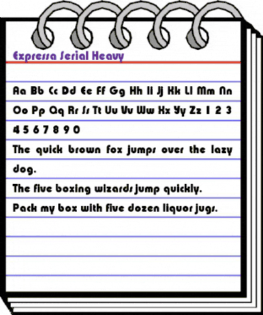 Expressa-Serial-Heavy Extra Bold animated font preview Expressa-Serial-Heavy Extra Bold animated font preview