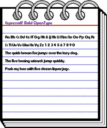 ExpressaEF Bold animated font preview ExpressaEF Bold animated font preview