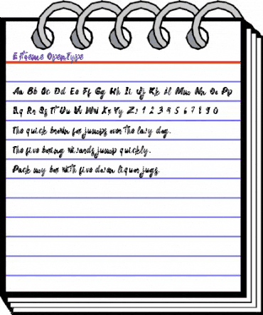 Extreme Regular animated font preview