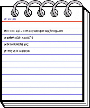 Eyes Wide Suicide Regular animated font preview