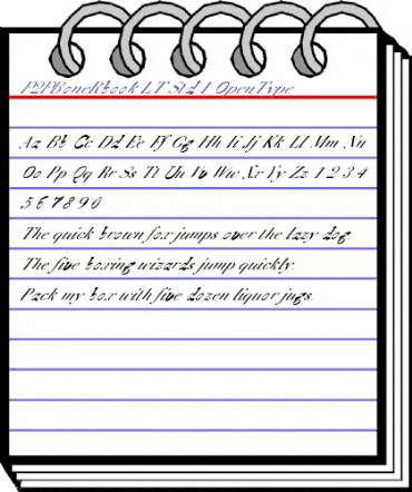 F2FBoneRbook LT Std Regular animated font preview F2FBoneRbook LT Std Regular animated font preview