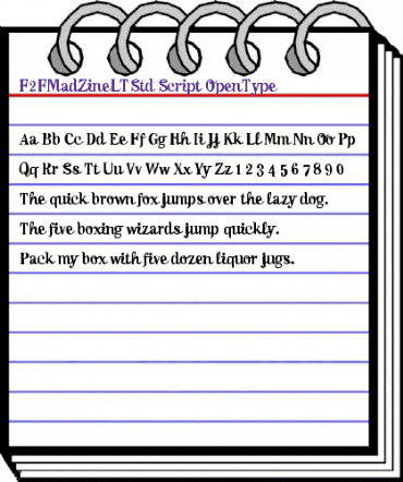 F2F MadZine LT Std Script animated font preview F2F MadZine LT Std Script animated font preview