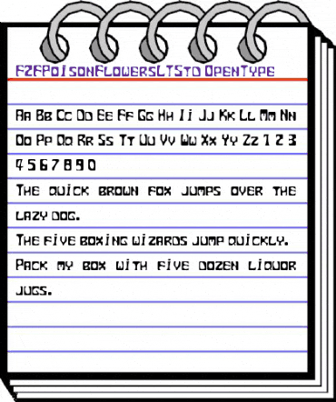 F2F Poison Flowers LT Std Regular animated font preview F2F Poison Flowers LT Std Regular animated font preview