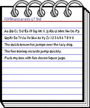 F2FShakkarakk LT Std Regular animated font preview F2FShakkarakk LT Std Regular animated font preview