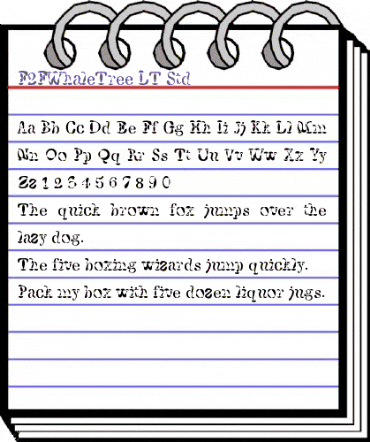 F2FWhaleTree LT Std Regular animated font preview F2FWhaleTree LT Std Regular animated font preview
