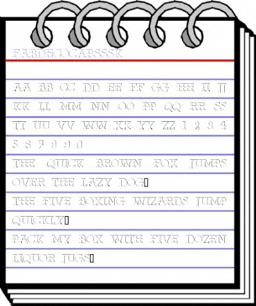FabDecoCapsSSK Regular animated font preview FabDecoCapsSSK Regular animated font preview