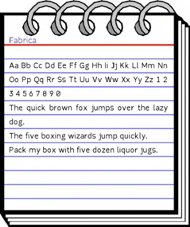 Fabrica Regular animated font preview Fabrica Regular animated font preview