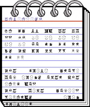 Facialish Regular animated font preview Facialish Regular animated font preview