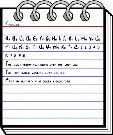 Faeronic Regular animated font preview Faeronic Regular animated font preview