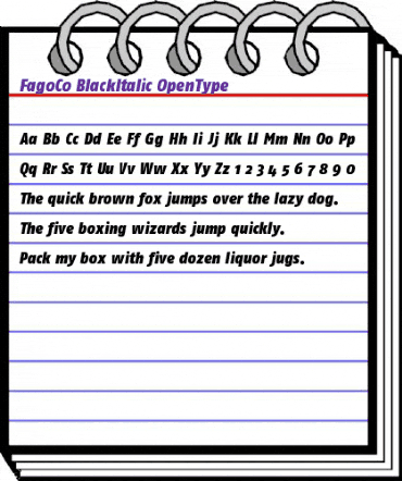 FagoCo BlackItalic animated font preview FagoCo BlackItalic animated font preview