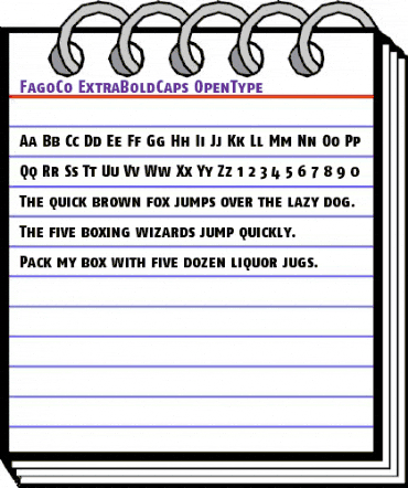 FagoCo ExtraBoldCaps animated font preview FagoCo ExtraBoldCaps animated font preview
