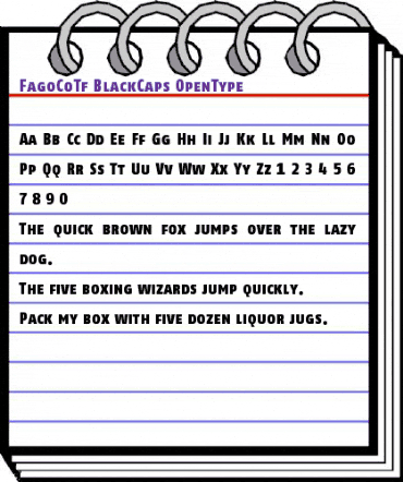 FagoCoTf BlackCaps animated font preview