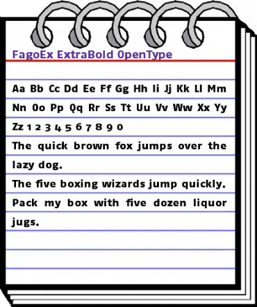 FagoEx ExtraBold animated font preview FagoEx ExtraBold animated font preview