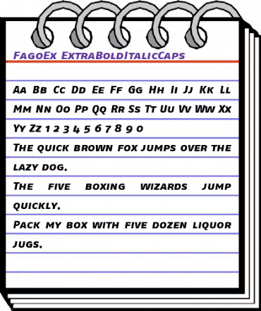 FagoEx ItalicExtrabold animated font preview FagoEx ItalicExtrabold animated font preview