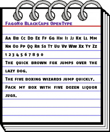 FagoNo BlackCaps animated font preview FagoNo BlackCaps animated font preview