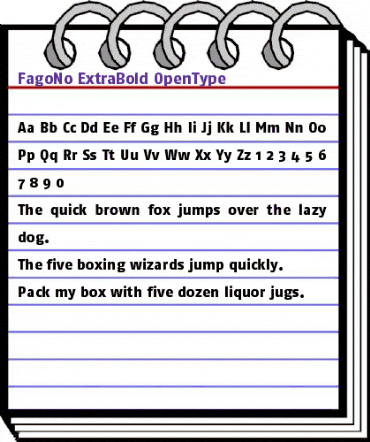 FagoNo ExtraBold animated font preview FagoNo ExtraBold animated font preview